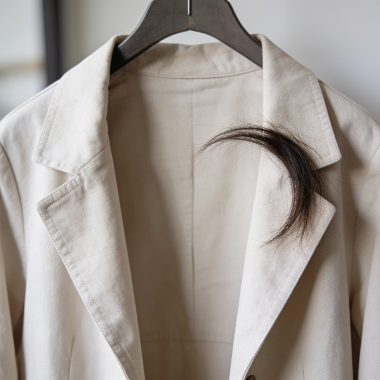 A coat on a hanger