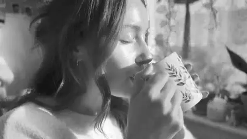 Faux Infrared colour grade on a portrait