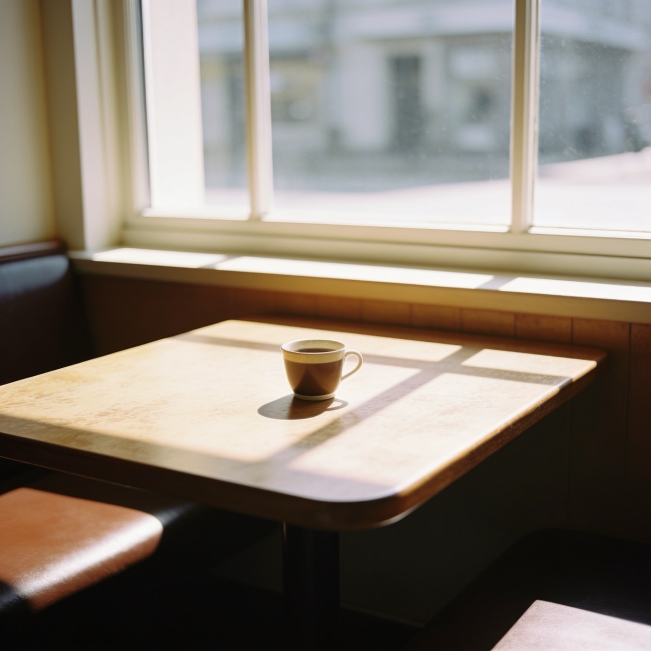 Empty cafe interior